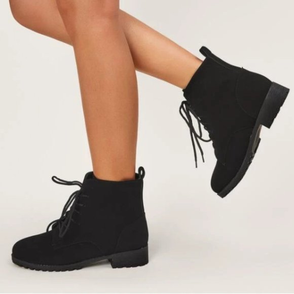 Lace-up Front Ankle Boots (US 8) - Picture 1 of 4